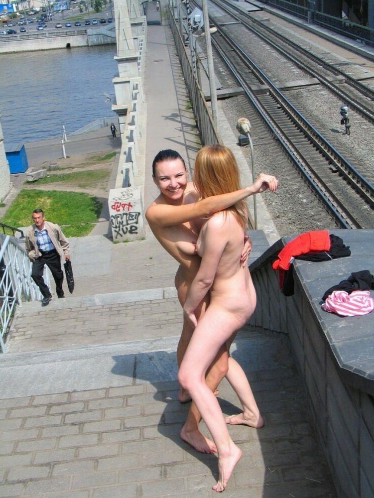 15P Wild Girlfriends getting naked in public 63