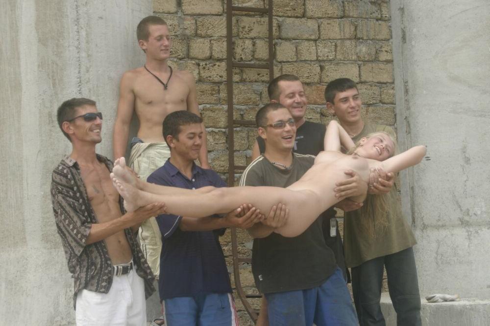 15P Wild Girlfriends getting naked in public 63