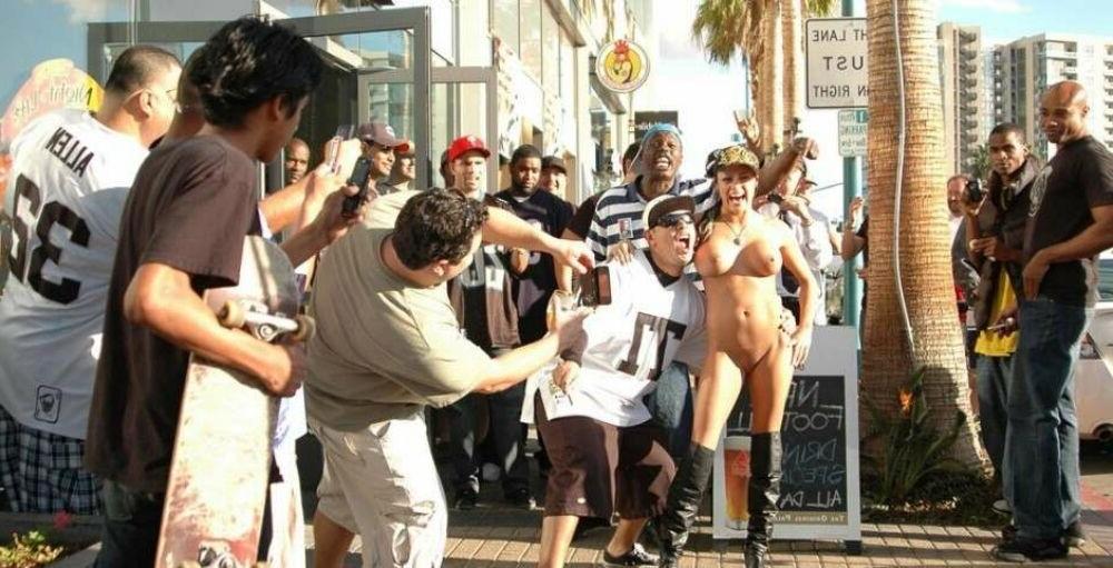15P Wild Girlfriends getting naked in public 14