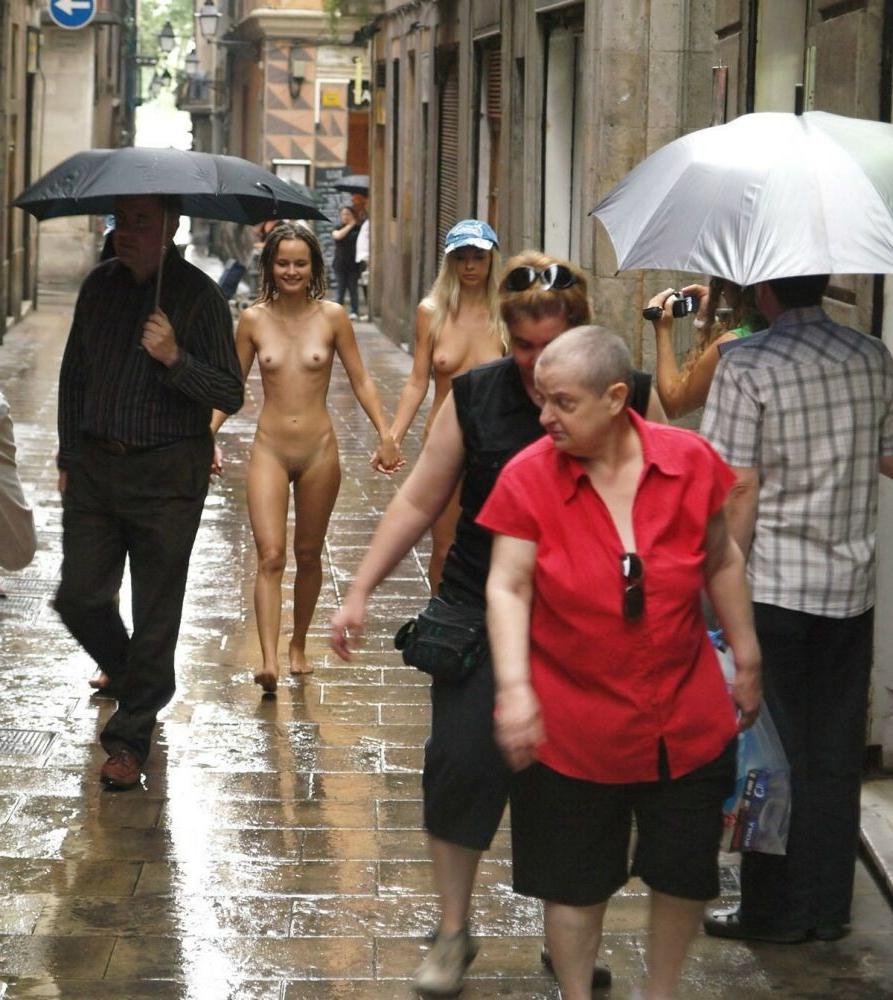 15P Wild Girlfriends getting naked in public 13