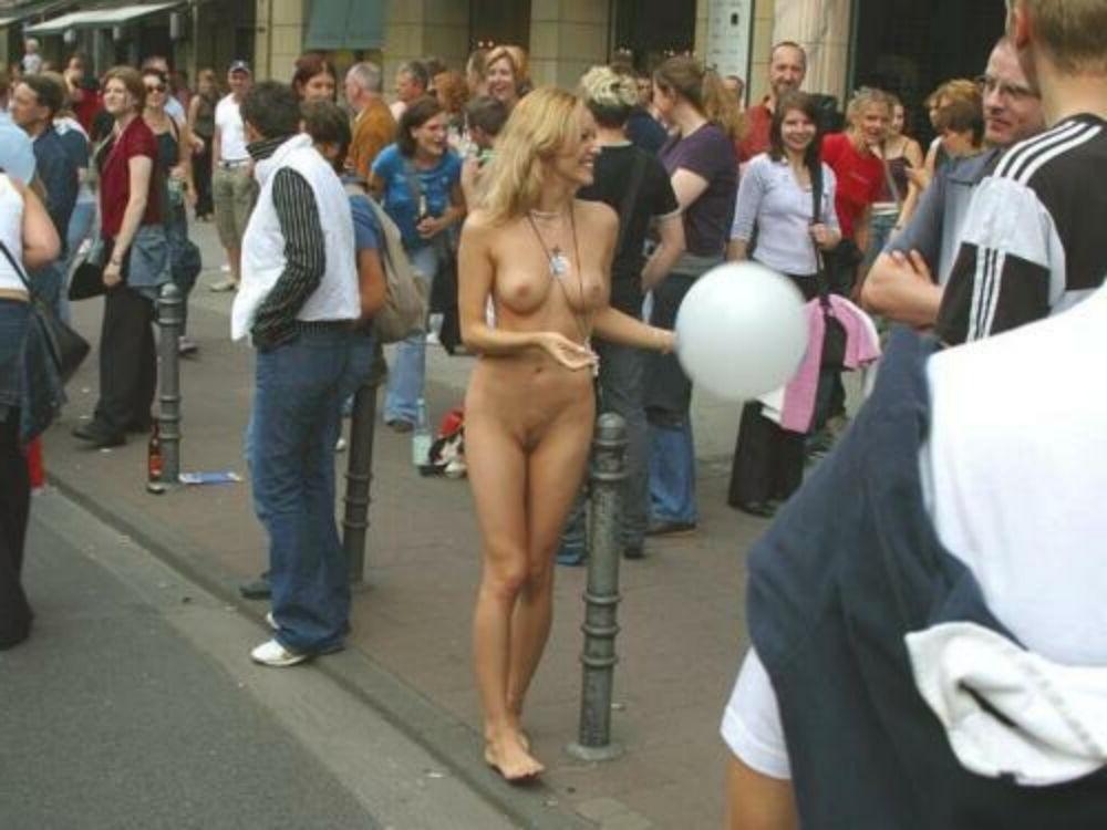 15P Wild Girlfriends getting naked in public 15