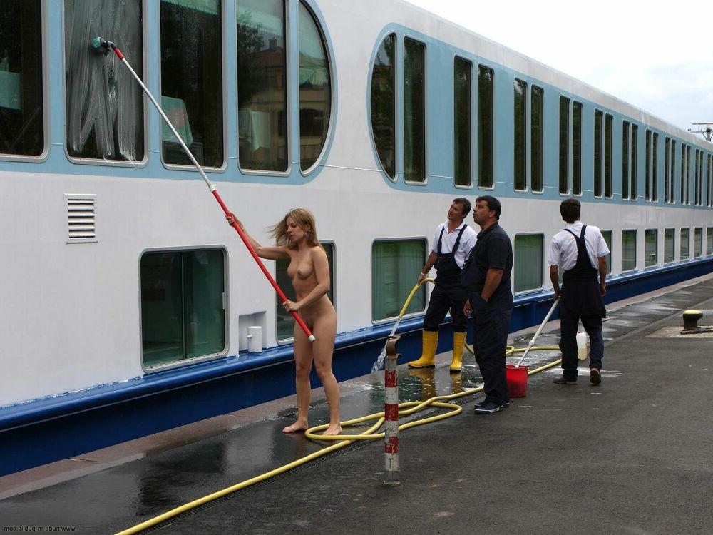 15P Wild Girlfriends getting naked in public 15
