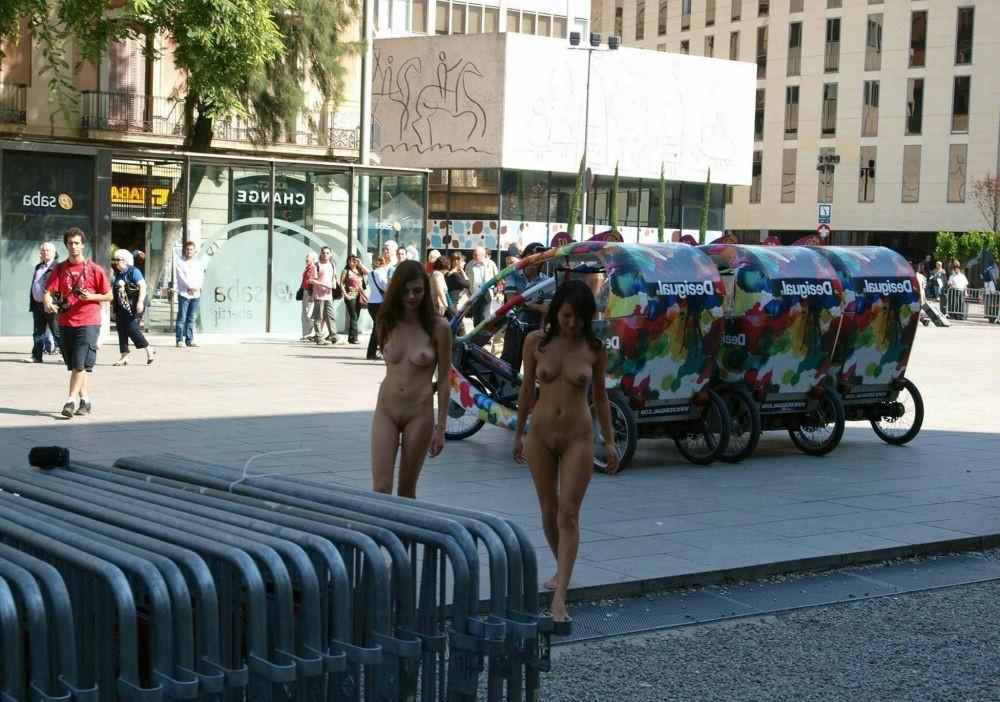 15P Wild Girlfriends getting naked in public 4