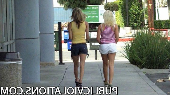 15P Cute Girls Get Their Shorts Pulled Down In Public
