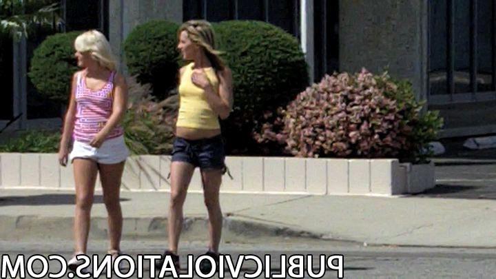 15P Cute Girls Get Their Shorts Pulled Down In Public
