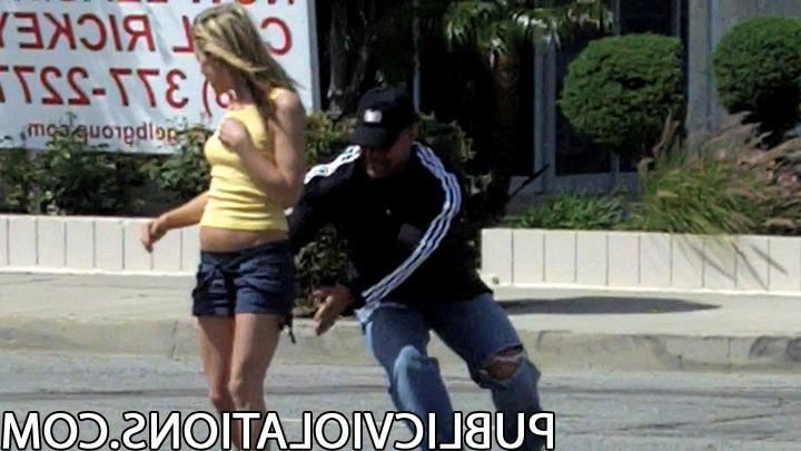 15P Cute Girls Get Their Shorts Pulled Down In Public