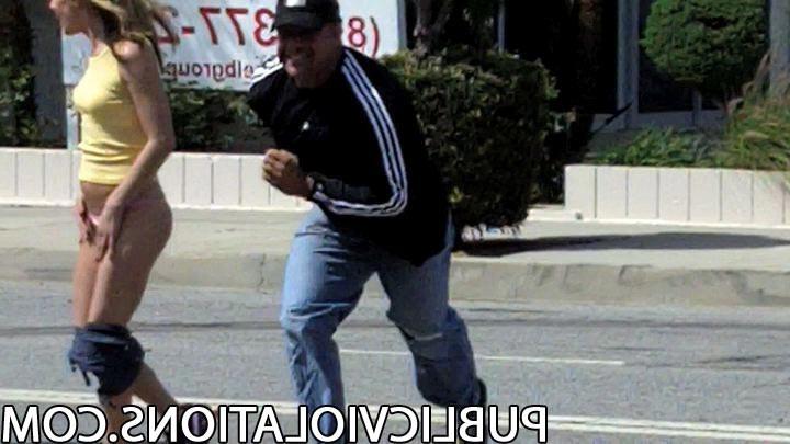 15P Cute Girls Get Their Shorts Pulled Down In Public