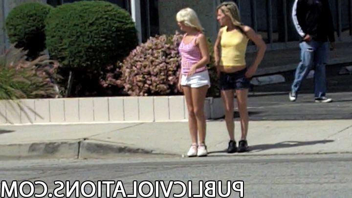 15P Cute Girls Get Their Shorts Pulled Down In Public