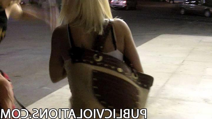 15P Blonde Girls Get Thier Pants Pulled Down In Public