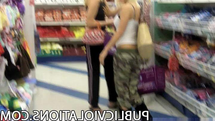 15P Blonde Girls Get Thier Pants Pulled Down In Public