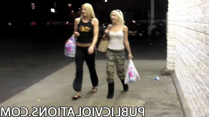 15P Blonde Girls Get Thier Pants Pulled Down In Public