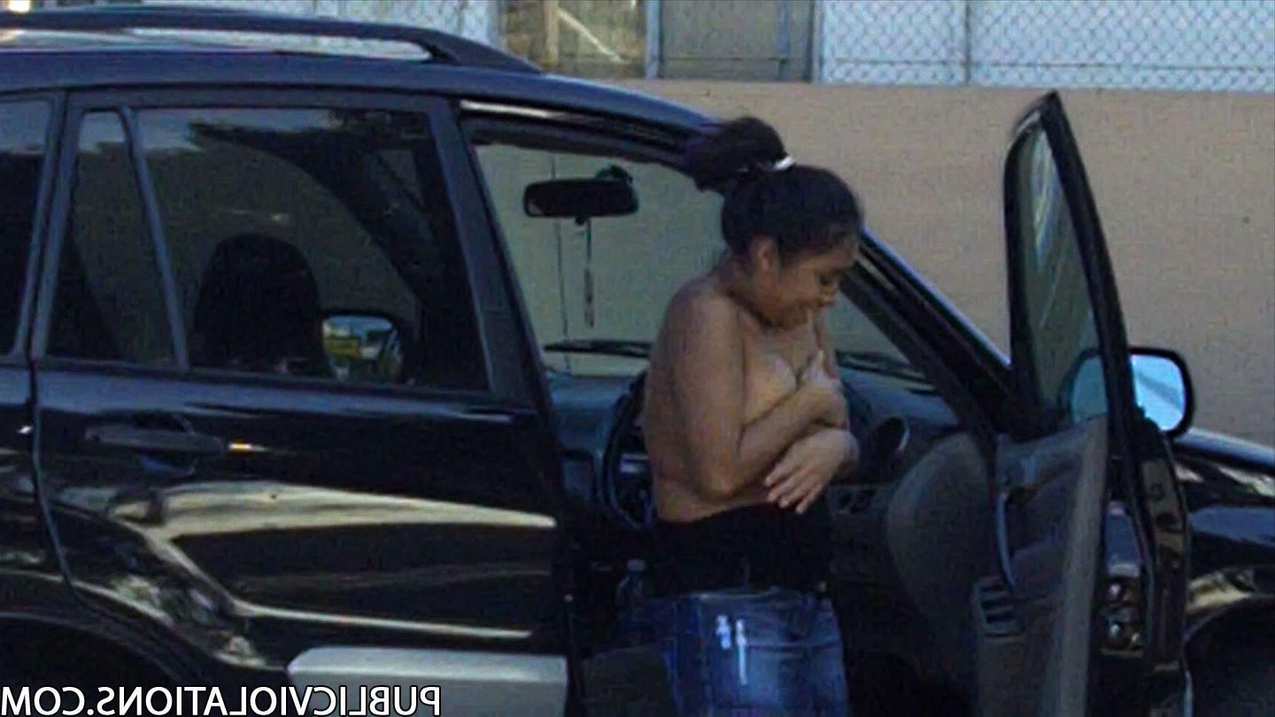 15P Busty Latina Get Her Top Pulled Down In Public