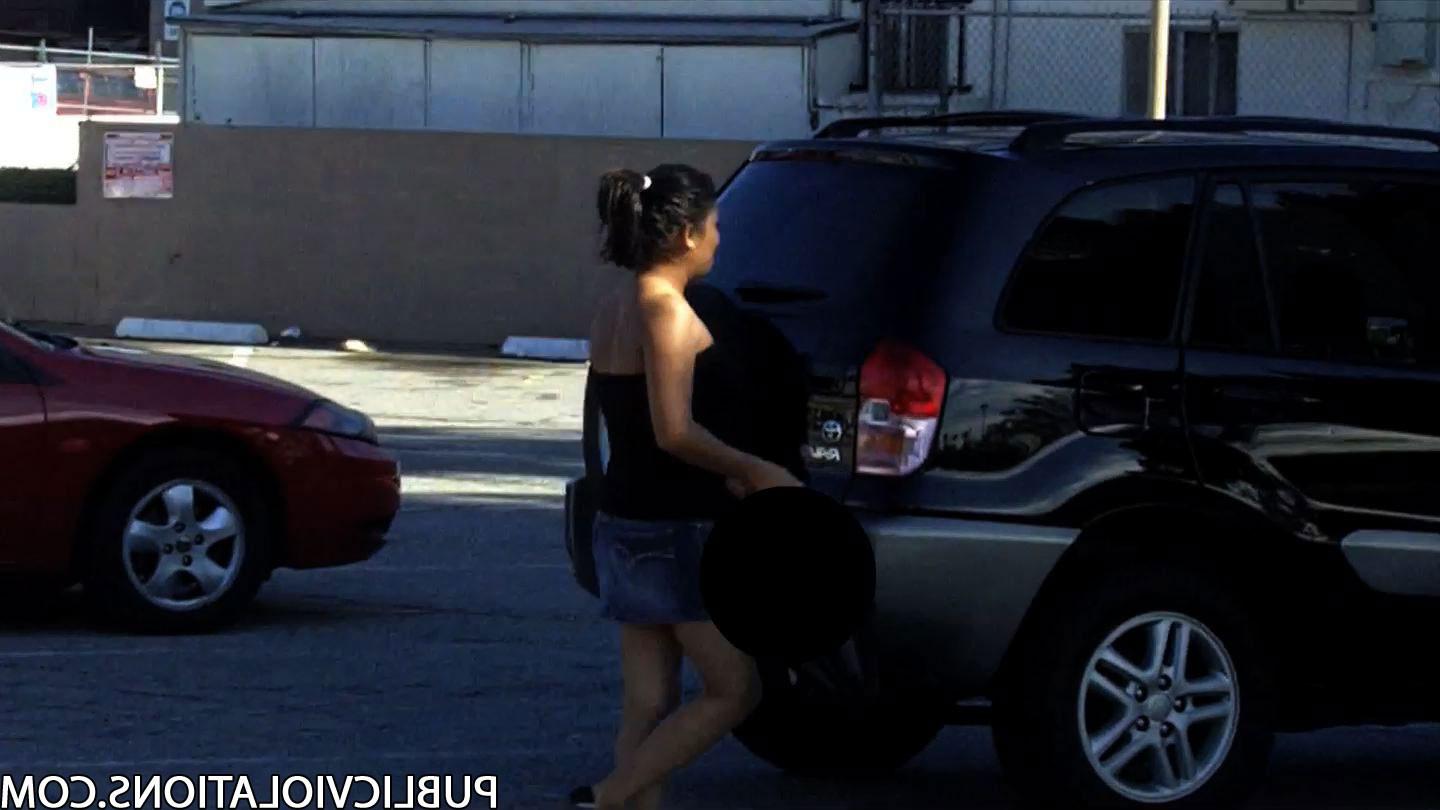 15P Busty Latina Get Her Top Pulled Down In Public