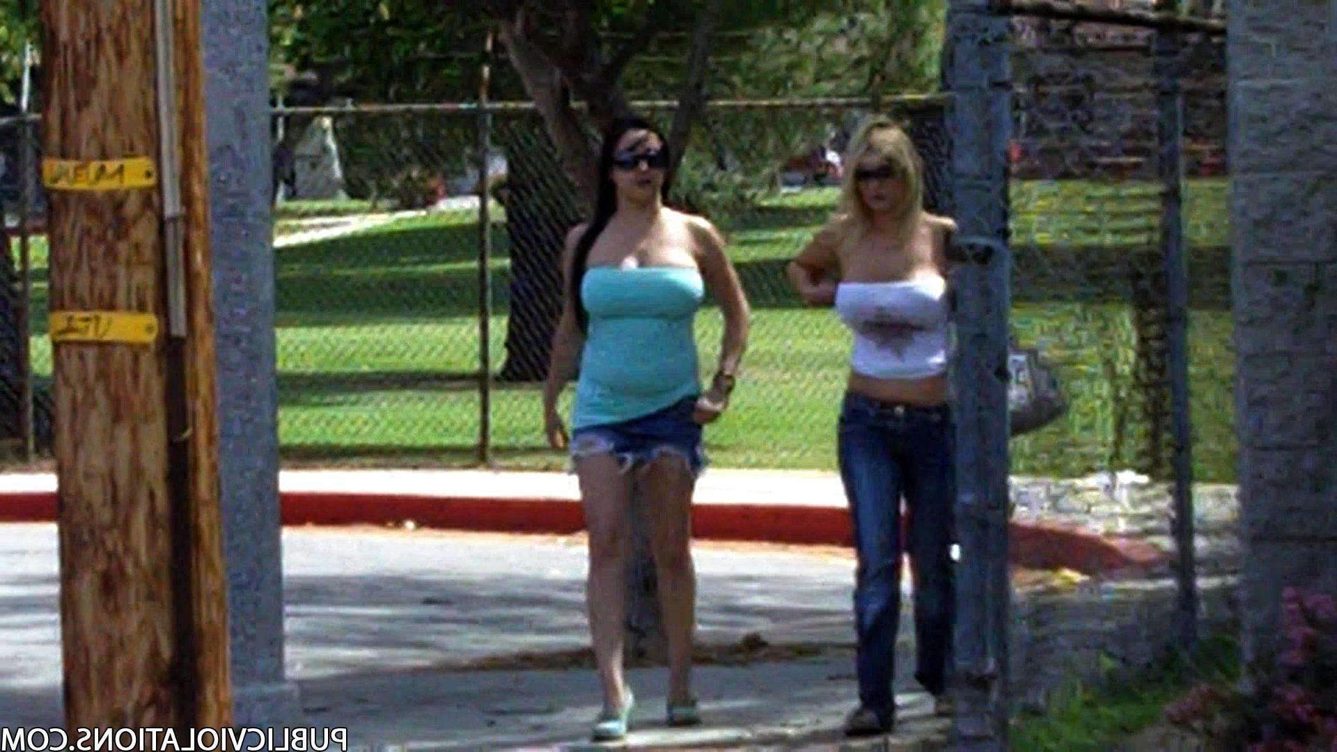 15P Big Boob Girls Get Thier Tops Pulled Down In Public