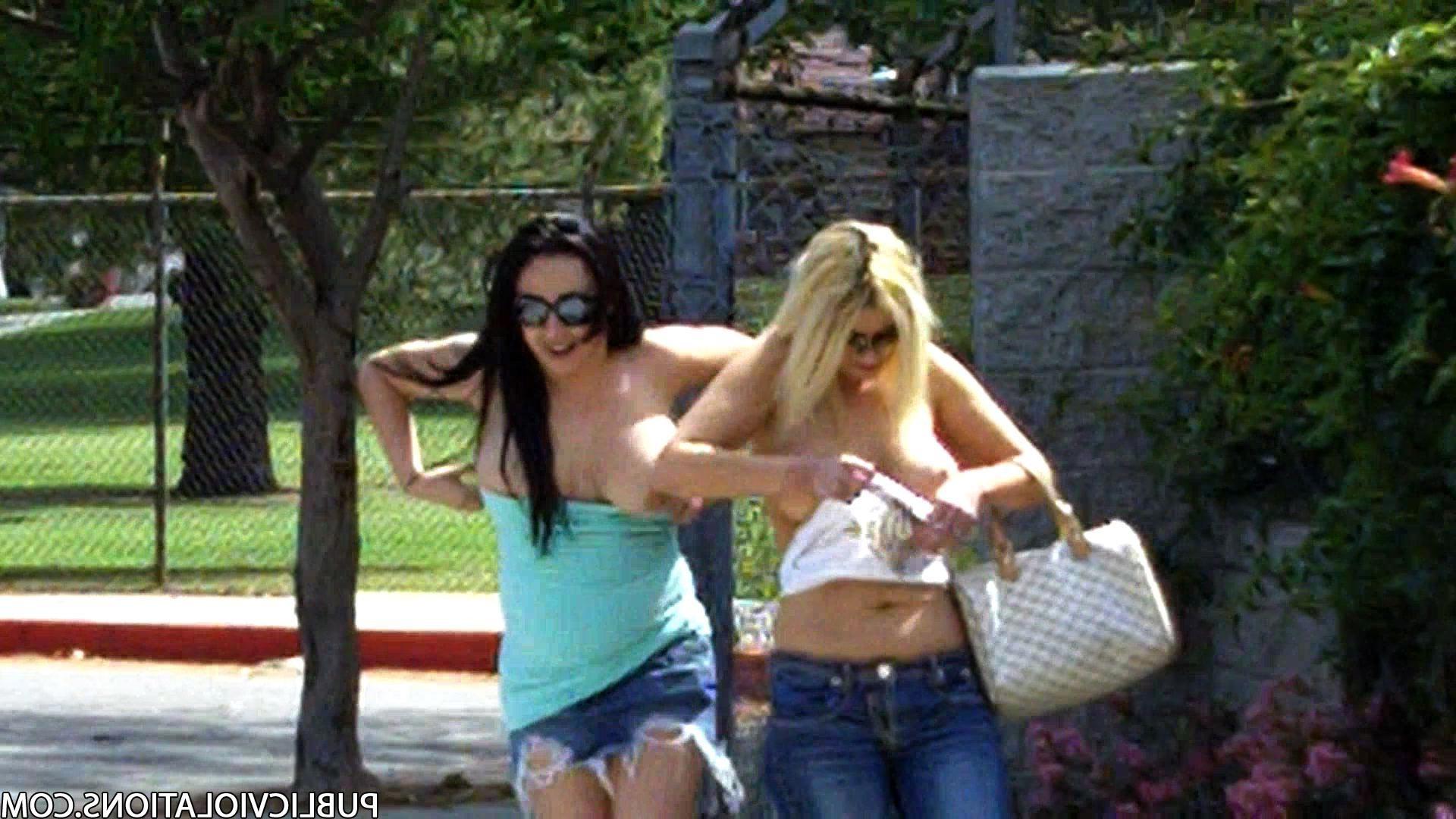 15P Big Boob Girls Get Thier Tops Pulled Down In Public