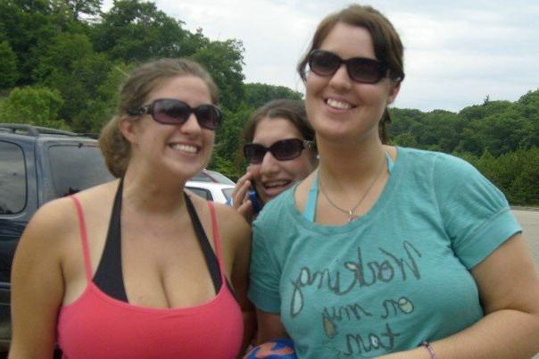 15P Busty drunk girlfriends show their cleavage at a party