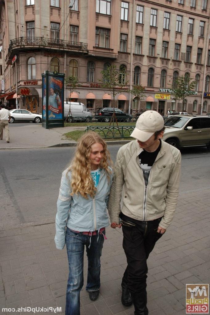 16P Girl gets pickd up and fucked in public