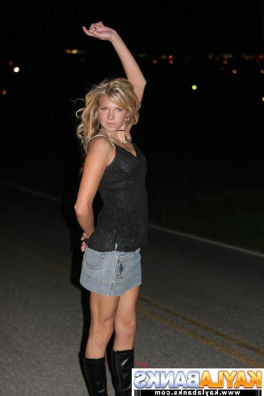 16P Adventurous blonde teen babe gets naked in public