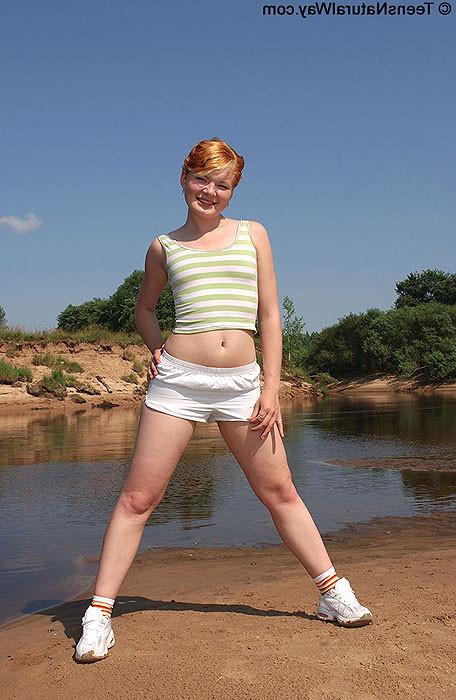 16P This petite redhead teener is trying hardcore sex with Tyrone She took quite som