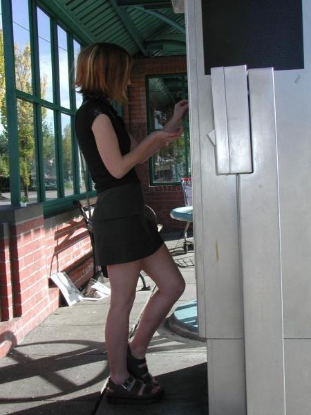 16P redhead in public panty upskirt peeks