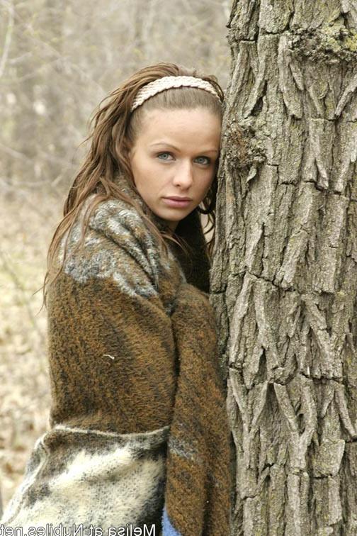 15P Sexy Teen Babe Stripping Outside In The Wild