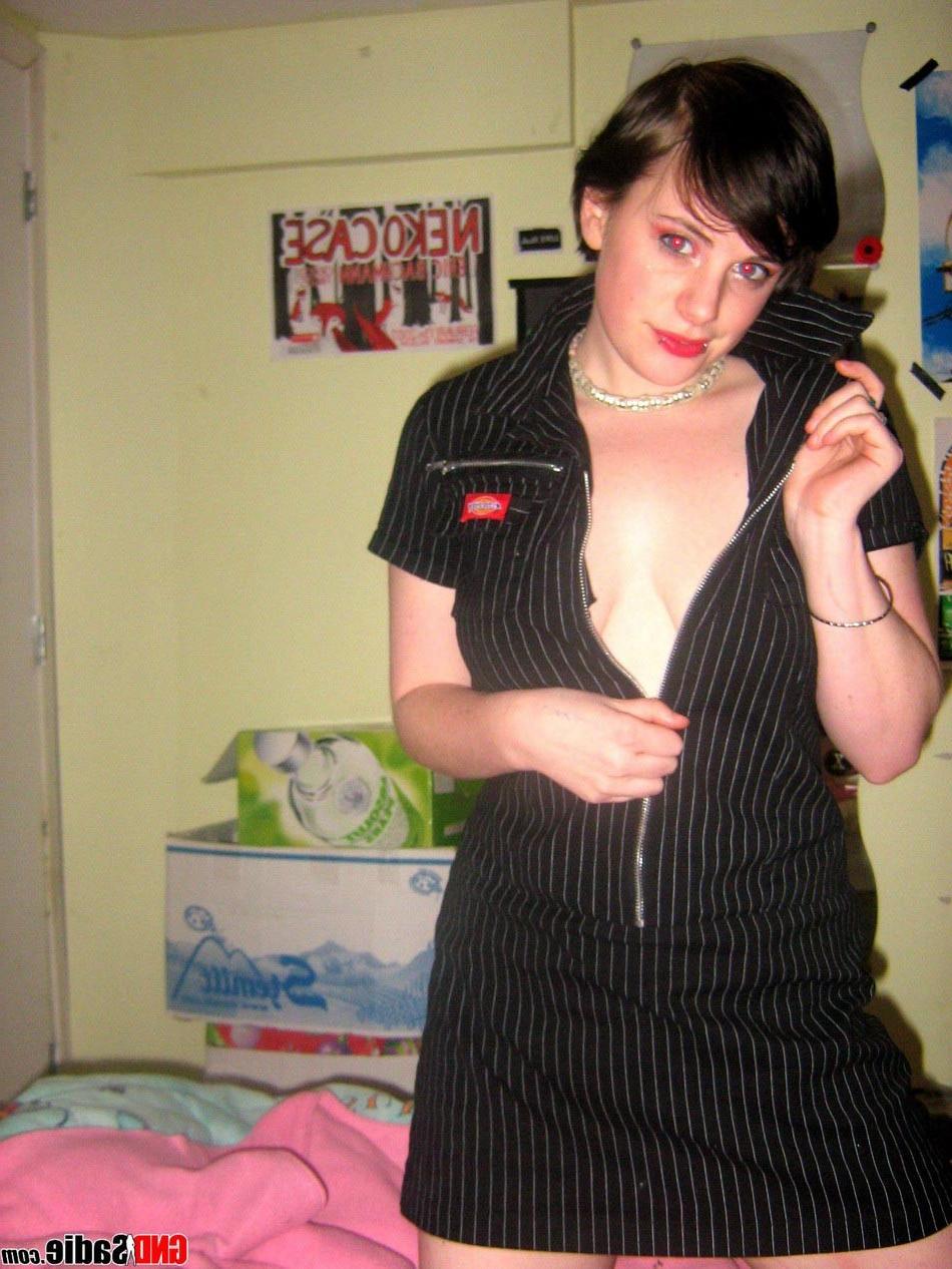 16P Alt punk girl Sadie nipple stickers
