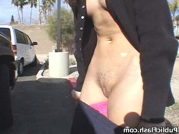 16P Mini Tit College Chick Talked Into Public Flashing on Street