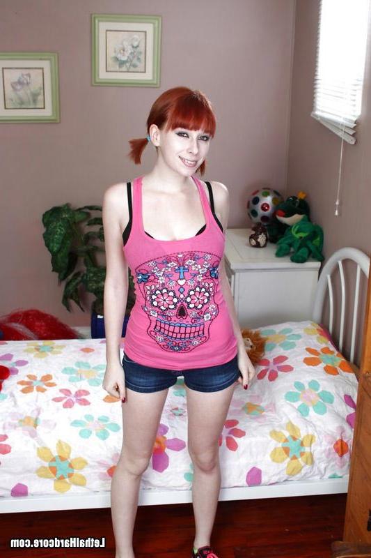 15P Redheaded Teen Stuffed With Cock