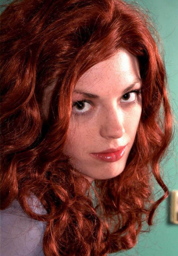 15P Cute amateur redhead angel posing