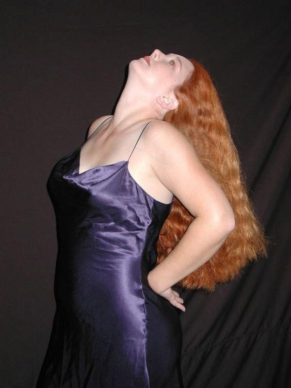 16P Redhead sexy lover shows her big hard tits teasing