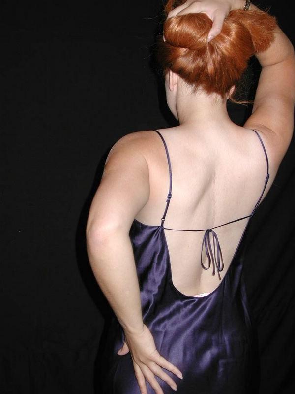 16P Redhead sexy lover shows her big hard tits teasing