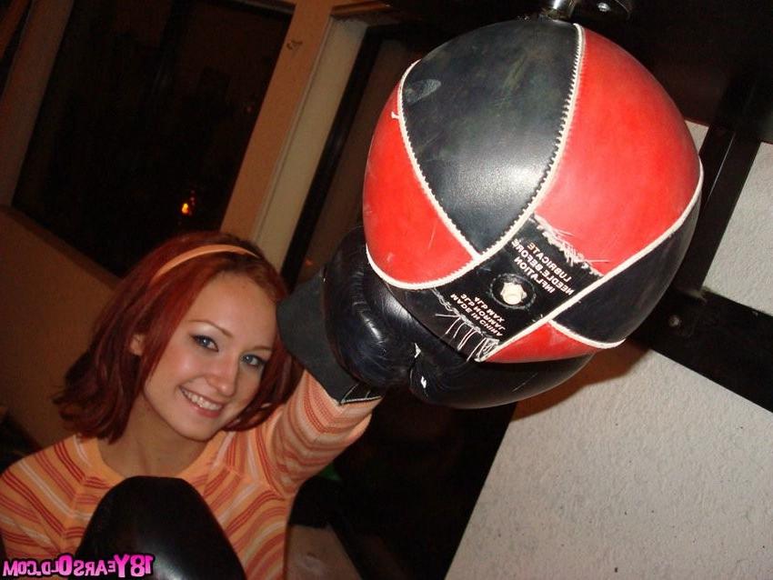16P redhead teen sucks cock like a pro