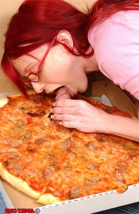 16P a redhead nerd chick loves bj