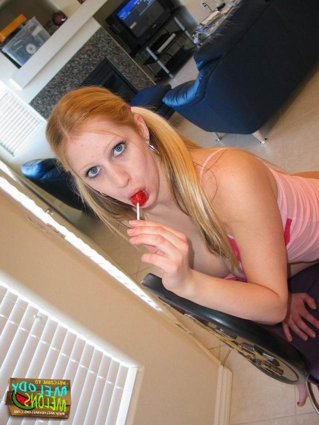 16P busty redhead teen with pigtails