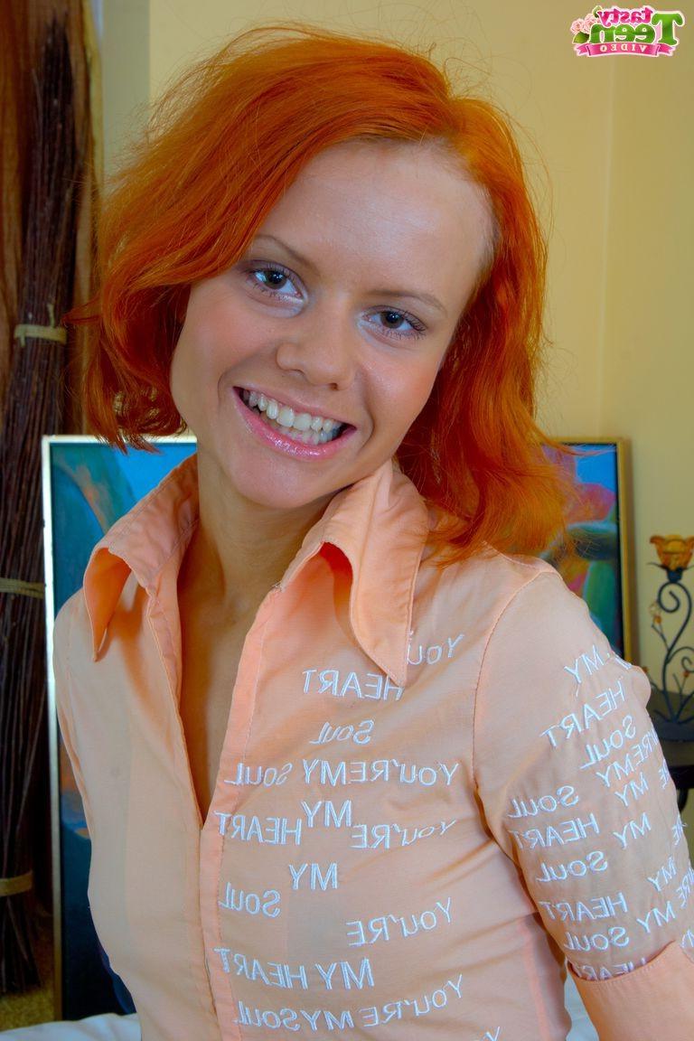 20P Redhead teen cutie