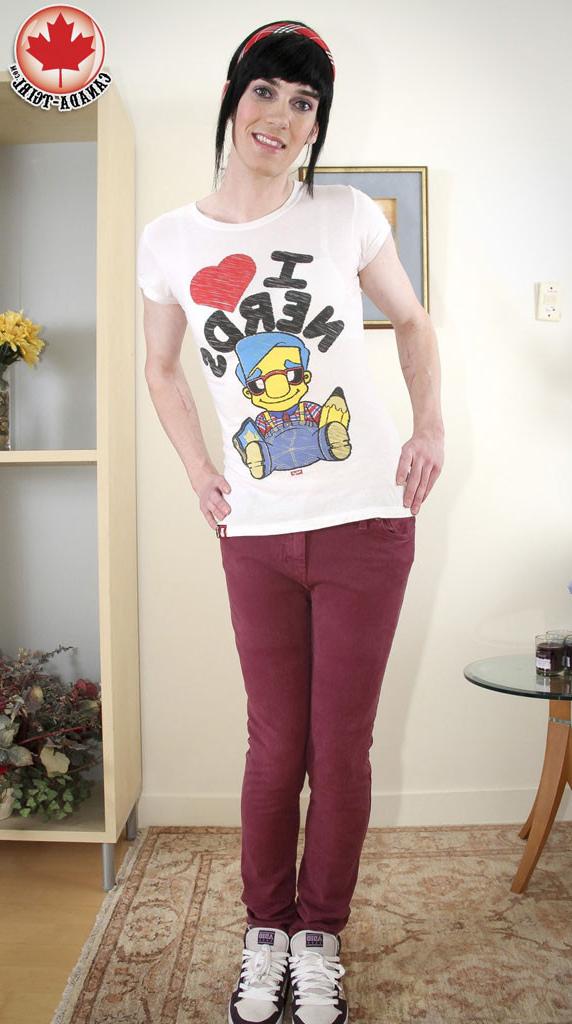 15P Nerd loving shemale