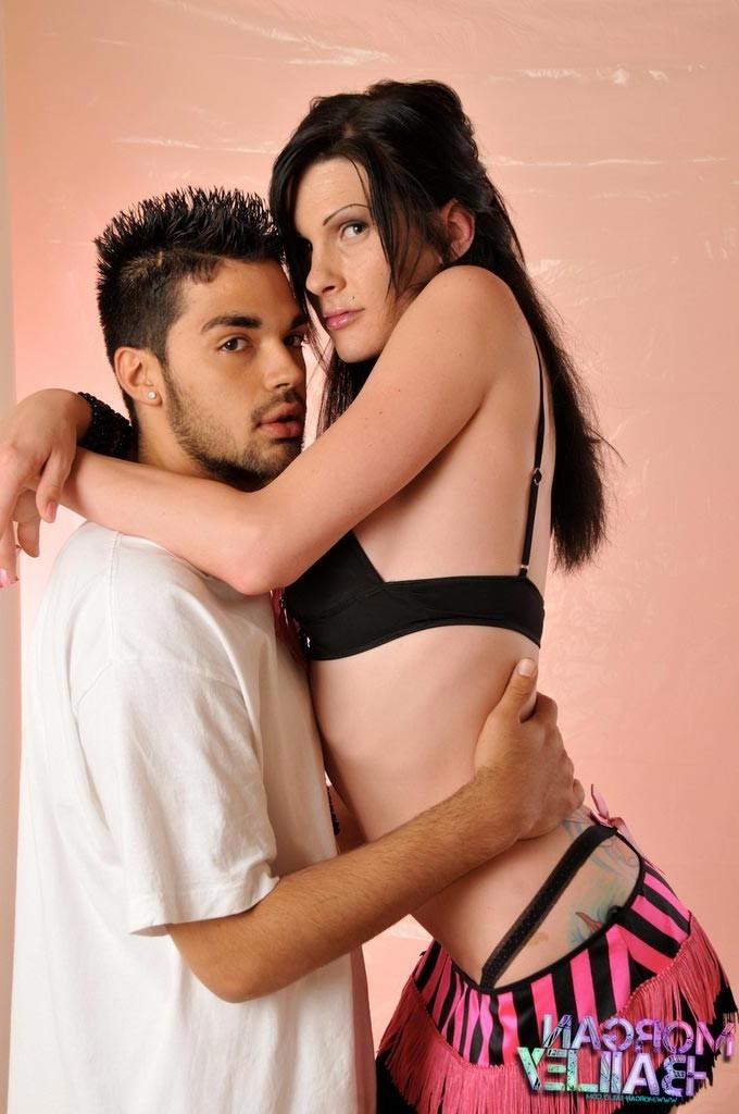 16P TS Morgan Bailey sucks big cock