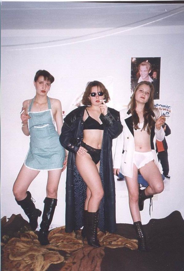 11P Retro russian amateur teens poser