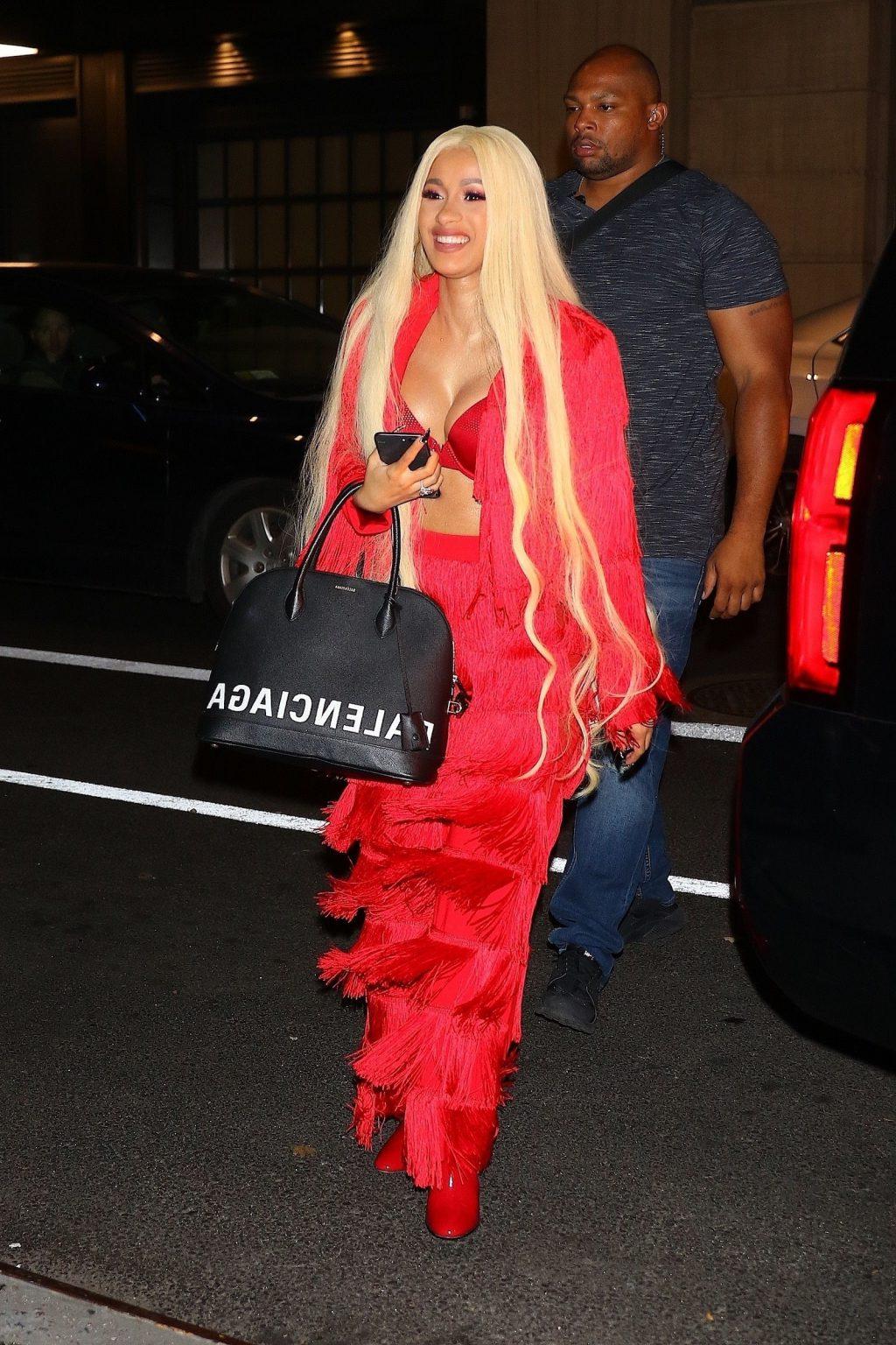 24P Cardi B Cleavage