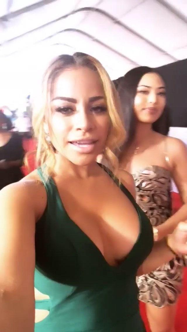 18P Charisse Mills Cleavage