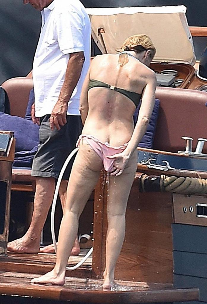6P Gillian Anderson Nip Slip