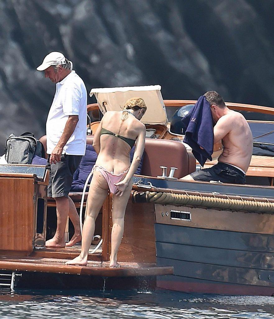 6P Gillian Anderson Nip Slip