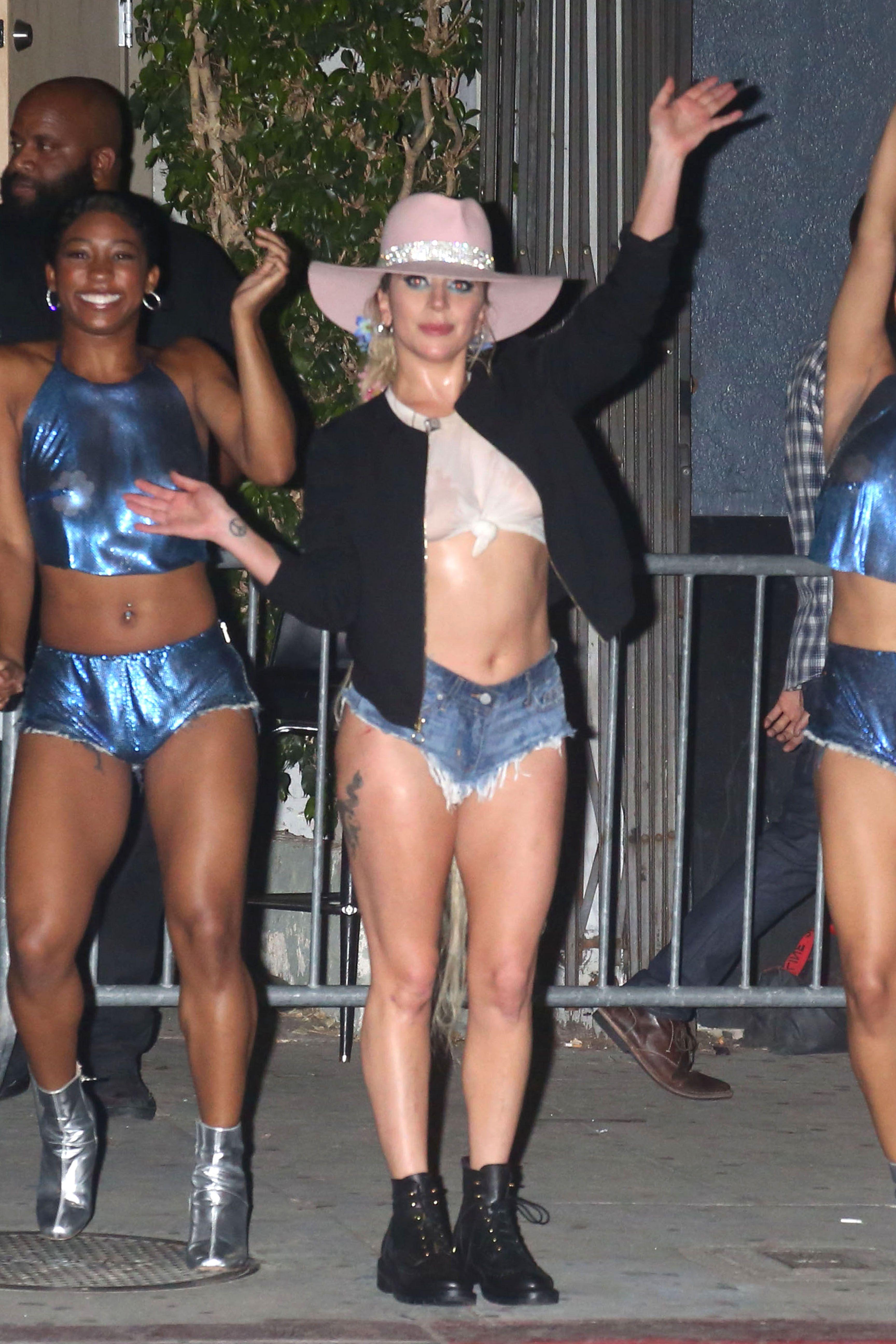 5P Lady Gaga See-Through Photos