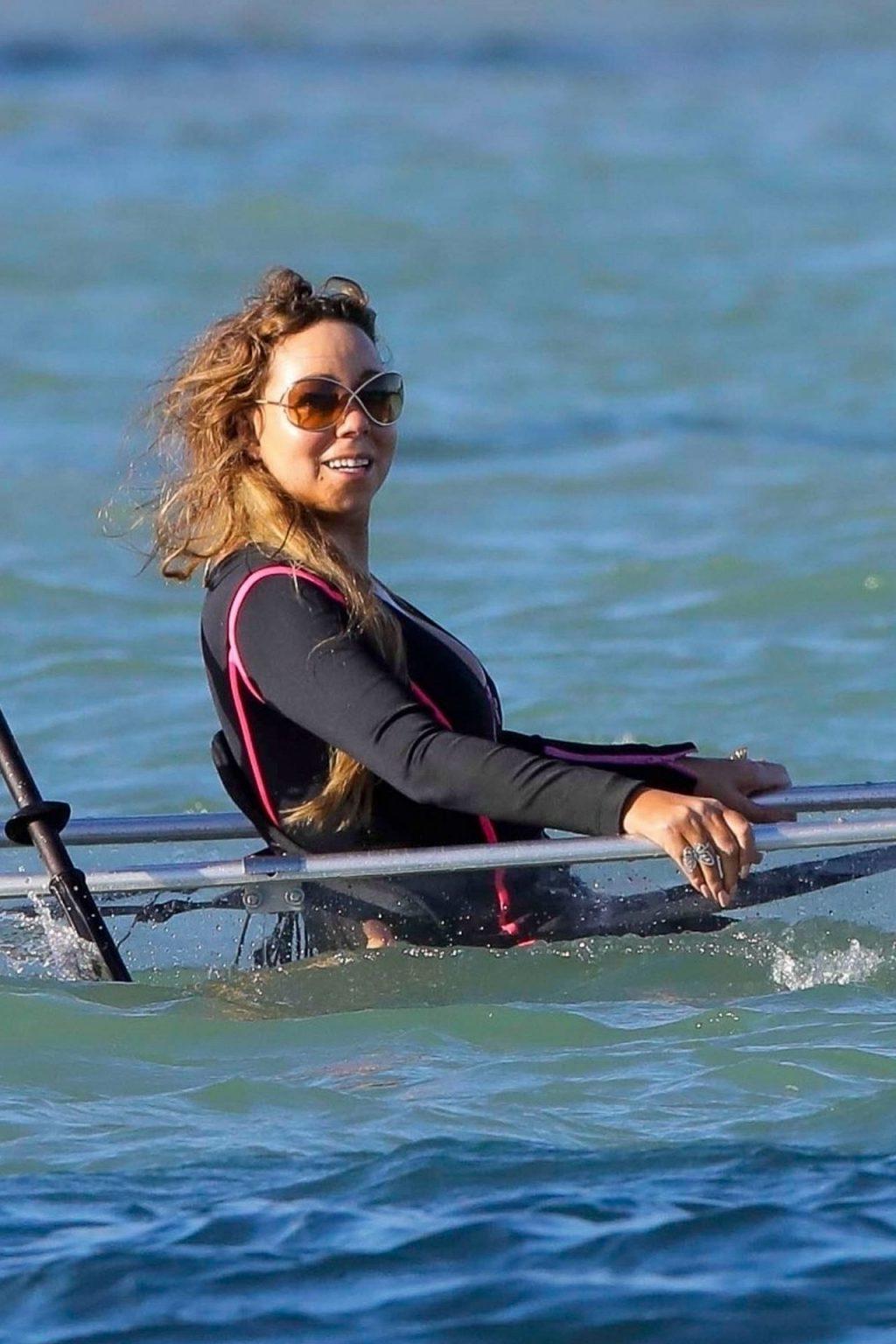 25P Mariah Carey Cleavage
