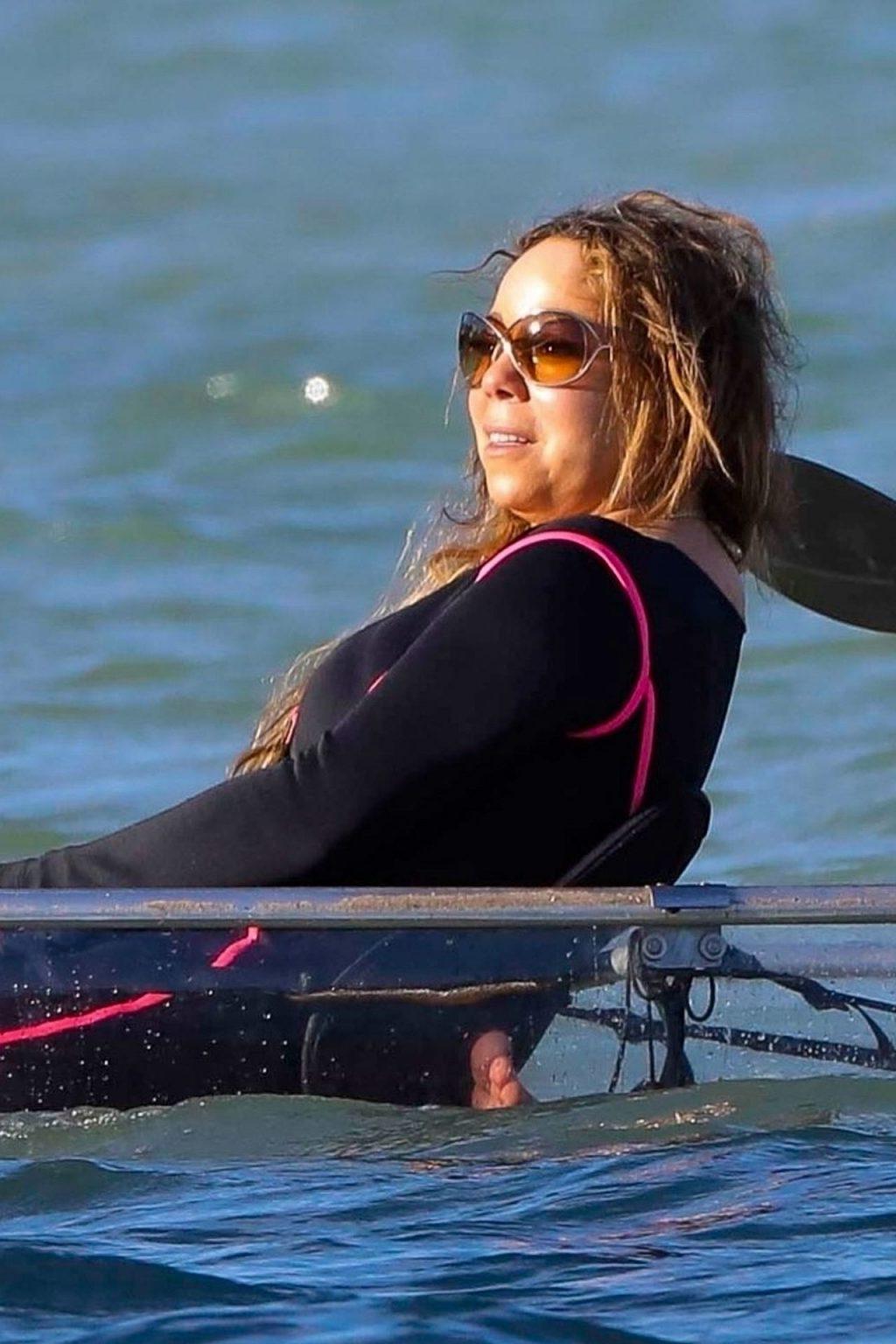 25P Mariah Carey Cleavage