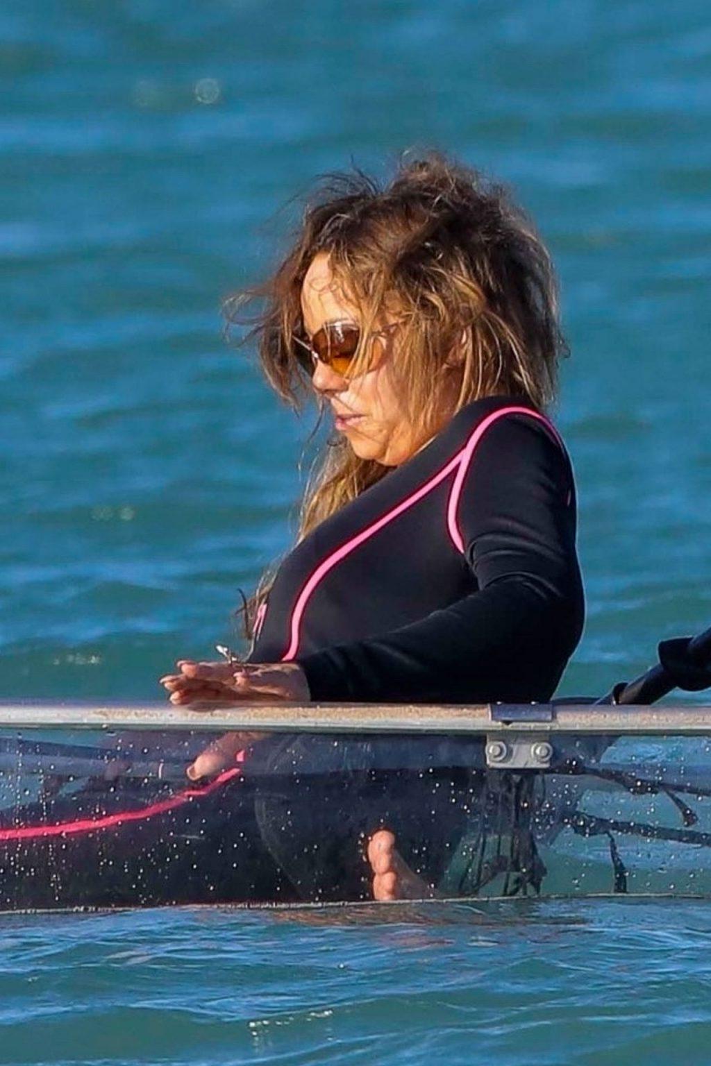 25P Mariah Carey Cleavage