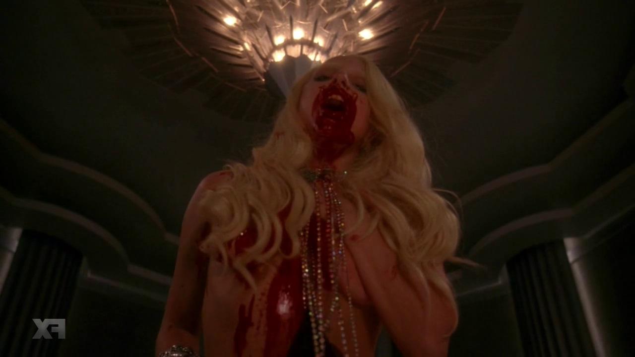 8P Lady Gaga topless screenshots