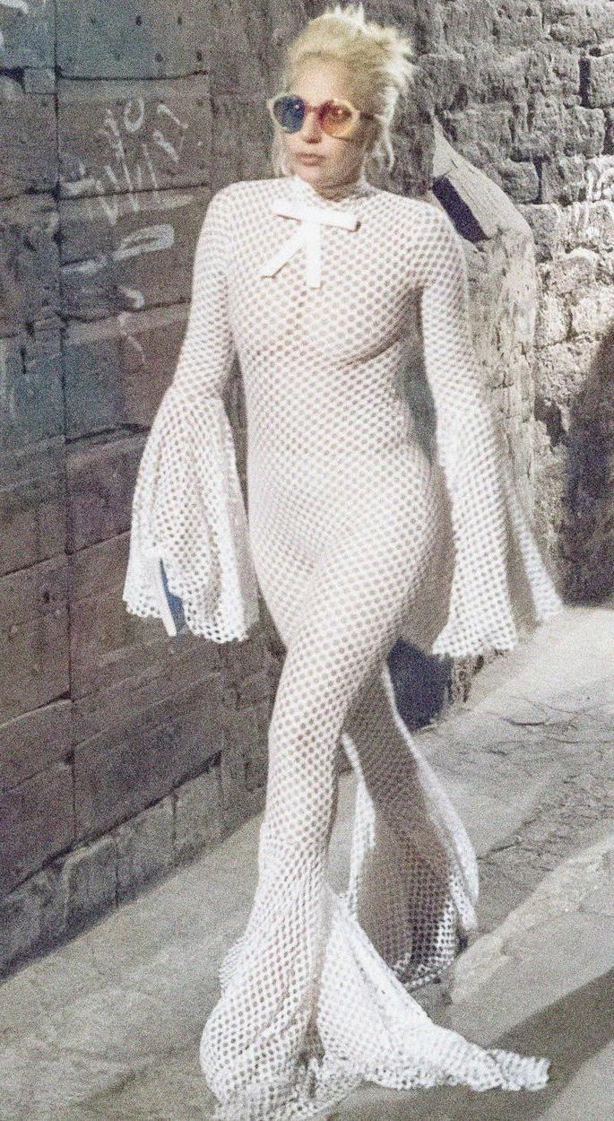 7P See-through pics of Lady Gaga