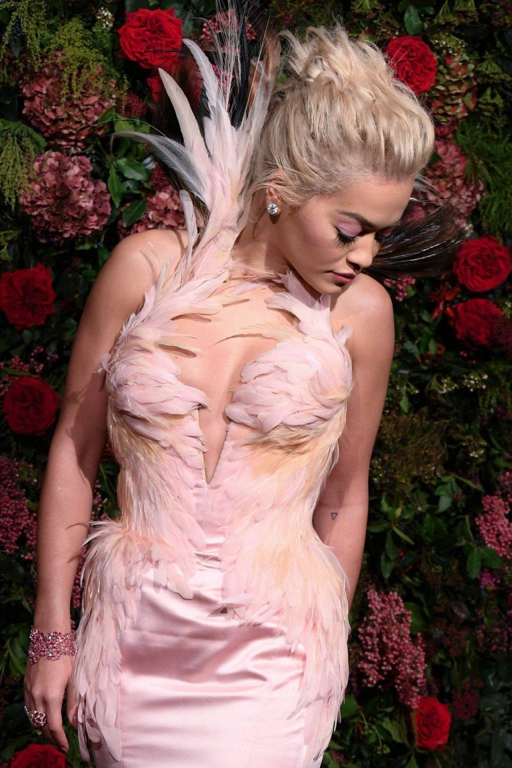 23P Rita Ora Cleavage