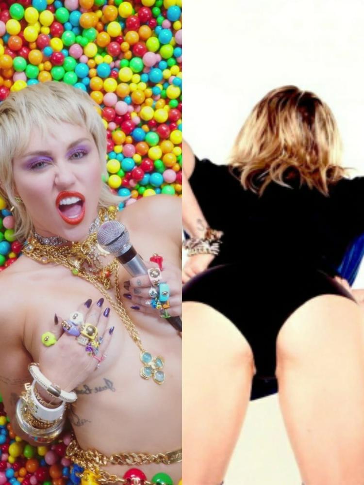 9P Miley Cyrus Fresh Nude And Naughty Photos